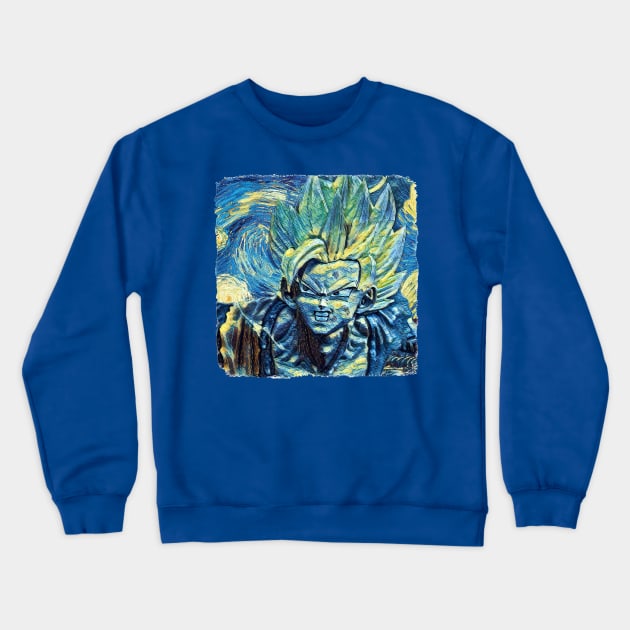 Goku Van Gogh Style Crewneck Sweatshirt by todos